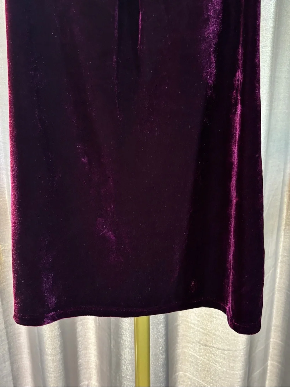 New Epic Threads Girls Dress Size 4 4t Purple Velvet A Line Sequin Collar